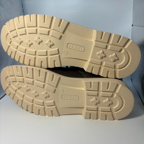 IZOD Miles Moc Toe Boots Mens 13 Brown NEW - Picture 3 of 6